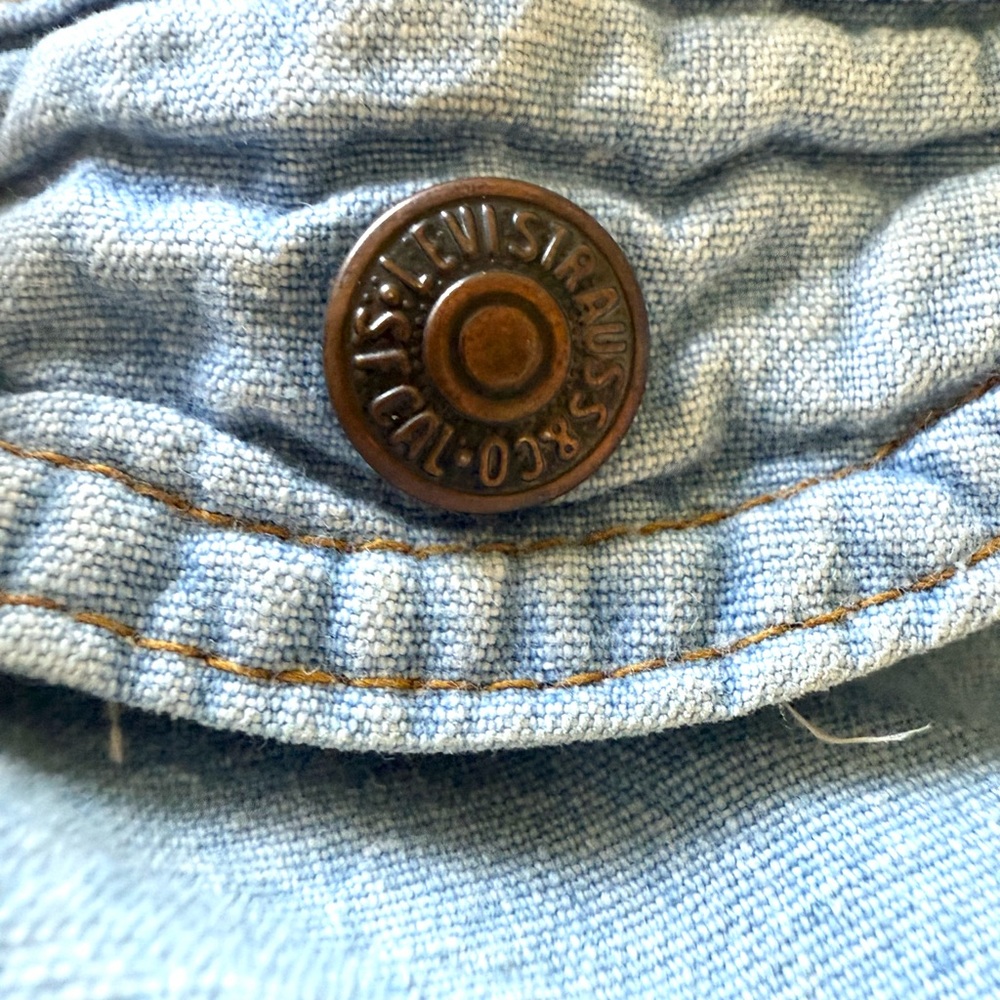 Levis Vintage 70s Orange Tab Light Wash High Rise Bell Bottom Jeans Rare - Picture 5 of 8